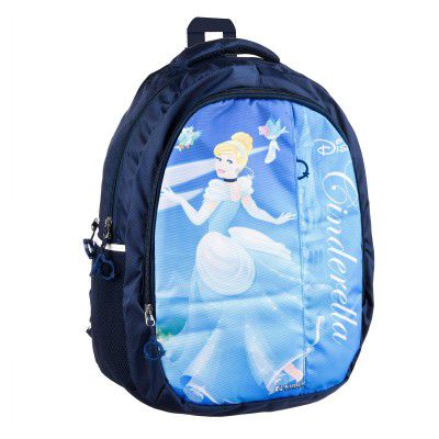 Kuber Industries Disney Cinderella School Bags | Blue