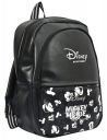 Kuber Industries Disney Print 15.6 inch Leather Waterproof Office Bag/School Bag/College Bag//Unisex Travel Backpack (Black) (KUBMART09906)...