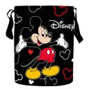 Kuber Industries Disney Print Waterproof Cotton Laundry Bag|Toy Storage|Laundry Basket Organizer 45 L (Black)-KUBMART1590...