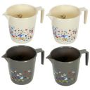 Kuber Industries Disney Team Bathroom Mug | Plastic Bath Mug for Bathroom | Mug for Bathroom | Mug for Toilet | Washroom Jug | 111 Bath Mug | 1 LTR | Pack of 4 | Multi...