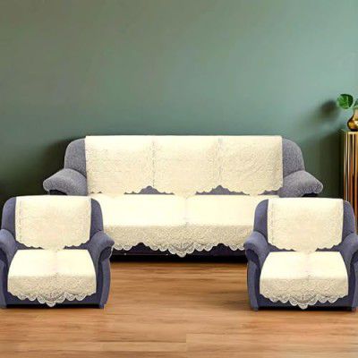 Kuber Industries Floral Sofa Cover 5 Seater | Cotton Sofa cover 3 Seater And 2 Seater | Full cover Set For Couch Seat | Pack of 6