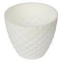 Kuber Industries Flower Pot | Flower Planter Pots for Indoor | Outdoor | 6 Inch | White...