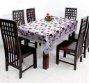 Kuber Industries Flower Printed PVC 6 Seater Dining Table Cover...