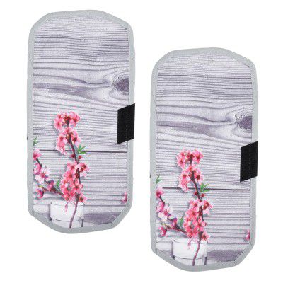 Kuber Industries Fridge Handle Cover | 2 Piece Set | Gray