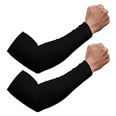 Kuber Industries Full Arm Sleeves | Cotton Summer Arm Sleeves 