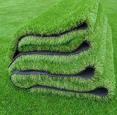 Kuber Industries High Density Artificial Grass Carpet Mat (6.5 x 6 ft, Green, GrassCT31)
