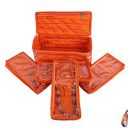 Kuber Industries Laminated Satin Locker Jewellery Kit, Orange...