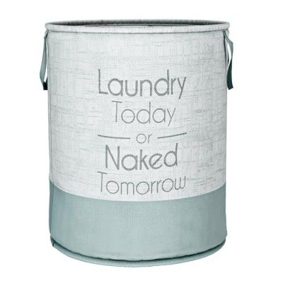 Kuber Industries Laundry Basket | Non-Woven Round Laundry Basket | Clothes Storage Hamper | 45 LTR | Gray