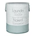 Kuber Industries Laundry Basket | Non-Woven Round Laundry Basket | Clothes Storage Hamper | 45 LTR | Gray...
