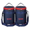 Kuber Industries Lunch Bag | Lunch Bag for Office | Pack of 2 | Navy Blue...