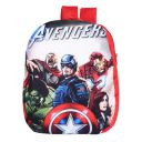 Kuber Industries Marvel Hulk Backpack | 2 Compartment Velvet School Bag | School Bag for Kids | Kids School Backpack | Backpack for School | Green...