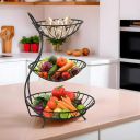 Kuber Industries Metal 3-Layer Basket Organizer for Kitchen...