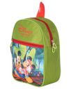 Kuber Industries Mickey & Minnie Print Kids Backpack Bag for School, Travel, Casual, Picnics (Green)...