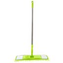 Kuber Industries Microfiber Wiper for Floor Clearing|Hypoallergenic Chenille Microfiber Mop|Super Absorbent|Multi-Utility Wiper for Bathroom Floor Cleaning|Green...