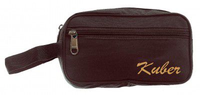 Kuber Industries Multipurpose Canvas Toiletry Travel Shaving Kit - CTKTC031456