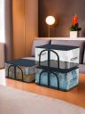 Kuber Industries Navy Blue 3 Pcs Regular Cloth Storage Organiser...