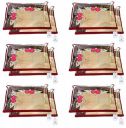 Kuber Industries Non Woven 12 Pieces Single Packing Saree Cover Set (Maroon)-KUBMART2822, standard...