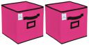 Kuber Industries Non Woven 2 Pieces Large Foldable Storage Organiser Cubes/Boxes - CTKTC035236...