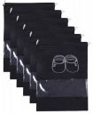 Kuber Industries Non Woven 6 Pieces Shoe Cover/Shoe Beg (Black)-CTKTC13385...