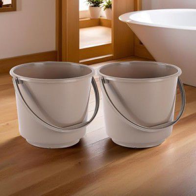 Kuber Industries Pack of 2 Multi-Purpose 5 Litre Small Bucket for Mopping