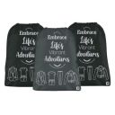 Kuber Industries Pack of 3 Cloth Storage Bag | Storage Organizer | Medium | Black & Grey...