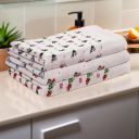 Kuber Industries Pack of 3 Cotton Bath Towel for Women...