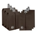 Kuber Industries Pack of 6 Travel Organizer | Travel Carrying Bag | Brown...