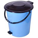 Kuber Industries Pedal Dustbin With Handle|Plastic Small Bin For Office, Kitchen, Bathroom|Waste bin/Garbage Bin/Trash Bin "5Ltr" (Blue & Black)...