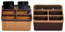 Kuber Industries Plastic 2 Pieces Multi-Purpose Large Size Compact Desk Storage Organizer Stationary Box for Case Pen Pencil Holder, Plastic Cosmetics, Make Up Organizer Container...
