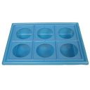Kuber Industries Plastic Glass Holder Tray, Blue, (Model: CTKTC01918)...