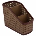 Kuber Industries Plastic Multi-Purpose Compact Desk Storage Organizer, Make-Up Organizer Container|Size 15 x 13 x 7 CM (Multicolour)...