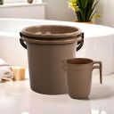 Kuber Industries Plastic Set of 4 Bathroom Combo Set | Bathing Set...