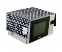 Kuber Industries Polka Dots Design PVC Microwave Oven Top Cover 20 Liter with Utility 4 Pockets (Grey) - CTKTC40703, (Model: CTKTC040703)...