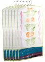 Kuber Industries Printed 6 Piece Non Woven Hanging Saree Cover Wardrobe Organiser -CTKTC38923...