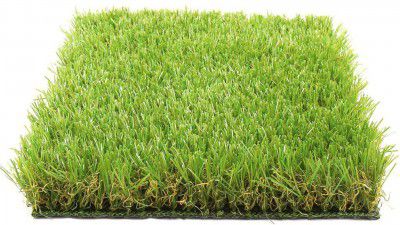 Kuber Industries PVC 45 MM Artificial Grass Door Mat- 24x 15.2, Green (Grass0107),Standard