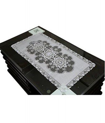 Kuber Industries PVC Table Runner - Silver, Standard (MKUKI0045818)
