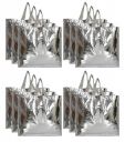 Kuber Industries Reusable Large Size Bag with Handle Pack of 24 (Silver) HS_36_KUBMART018917...