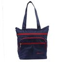 Kuber Industries Rexine 1 Piece Shopping Bag (Blue & Red) -CTKTC6308...