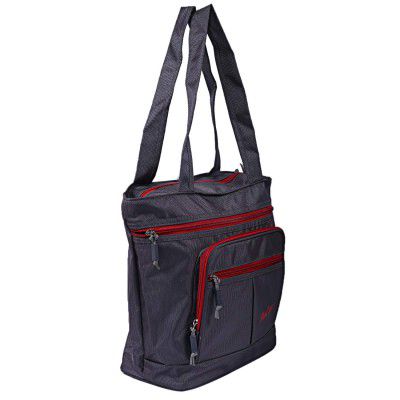 Kuber Industries Rexine 1 Piece Shopping Bag (Brown) -CTKTC6301