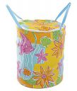 Kuber Industries Round Cloth Foldable Laundry Basket Bag, Volume:-30L,Multi Color, Standard (CTKTCVA32)...