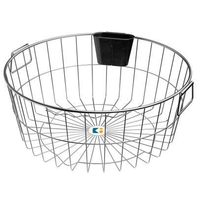 Kuber Industries Round Stainless Steel Utensils Drying Rack