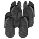 [Pack of 2] Kuber Industries Rubber Bathroom Slipper For Men & Women (Black) 54KM4213...