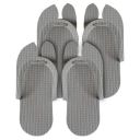 Kuber Industries Rubber Bathroom Slipper For Men & Women 2 Pair (Grey) 54KM4201...