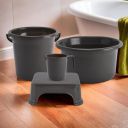 Kuber Industries Set of 4 Bathroom Combo Set | Tub-Bucket-Mug & Stool Combo Set for Bathroom...