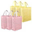 Kuber Industries Shopping Handbag | Grocery Handbag Pack of 6 | Multicolor...