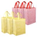 Kuber Industries Shopping Handbag | Grocery Handbag | Shopping Bag | Grocery Shopping Bag | Reusable Shopping Bags | Vegetable Bag | Carry Bag | Pack of 6 | Multicolor...