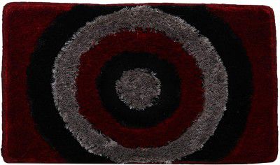 Kuber Industries Soft Cotton Blend Anti Slip Door Mat 16x24 (Maroon) -CTLTC11400