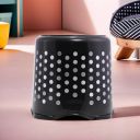 Kuber Industries Stackable Stool for Sitting | Dot Comfy- Black...