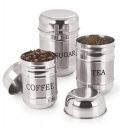Kuber Industries Stainless Steel Container- 500Ml,300Ml,200 Ml, 3 Pieces, Silver, Standard (CTKTC038138)...
