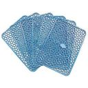 Kuber Industries Thick PVC 6 Piece Refrigerator Drawer Mat Set - (Blue), Polyvinyl Chloride...